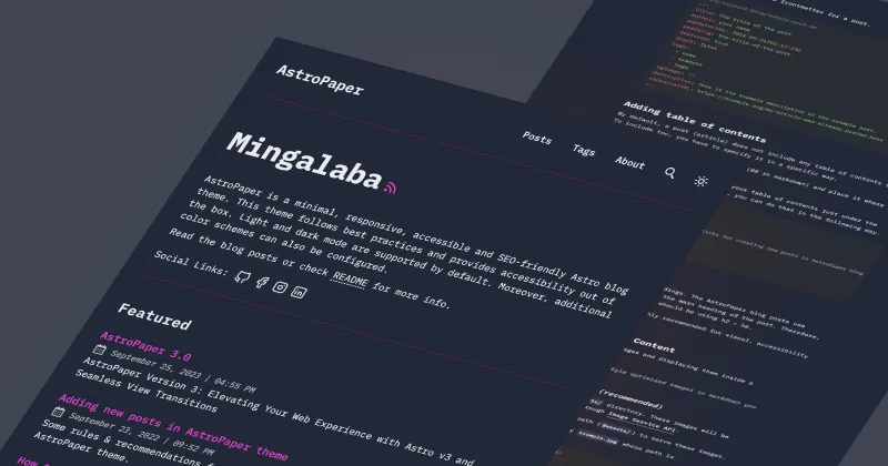 AstroPaper v3 새로운 테마